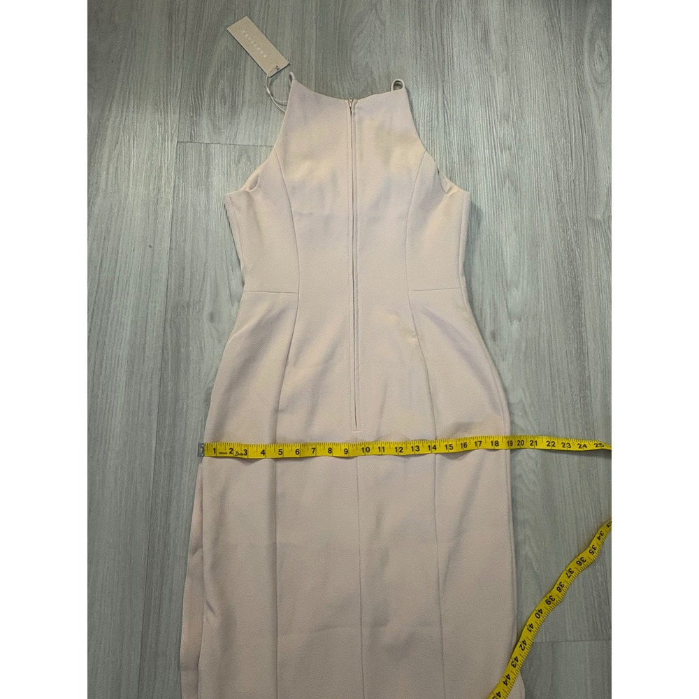 Keepsake The Label Maxi Dress Women Pink Halter Neck Tulip Wrap Size 6 NWT - Picture 13 of 16